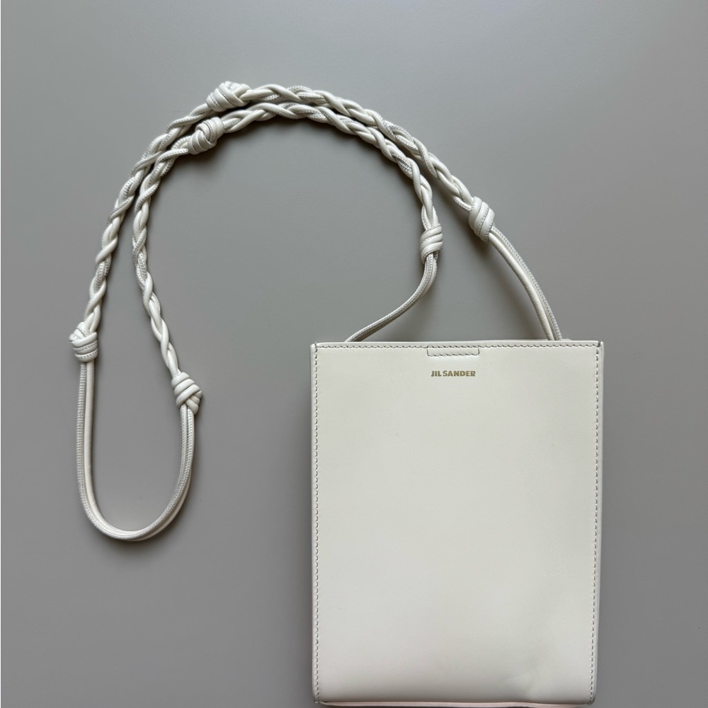 Jil Sander Small Tangle Bag in Eggshell (Cream)